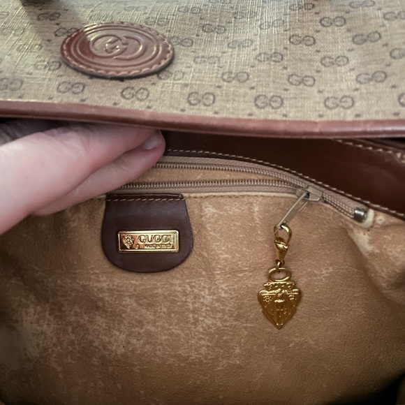 Vintage Gucci Monogram GG Satchel - Picture 6 of 10